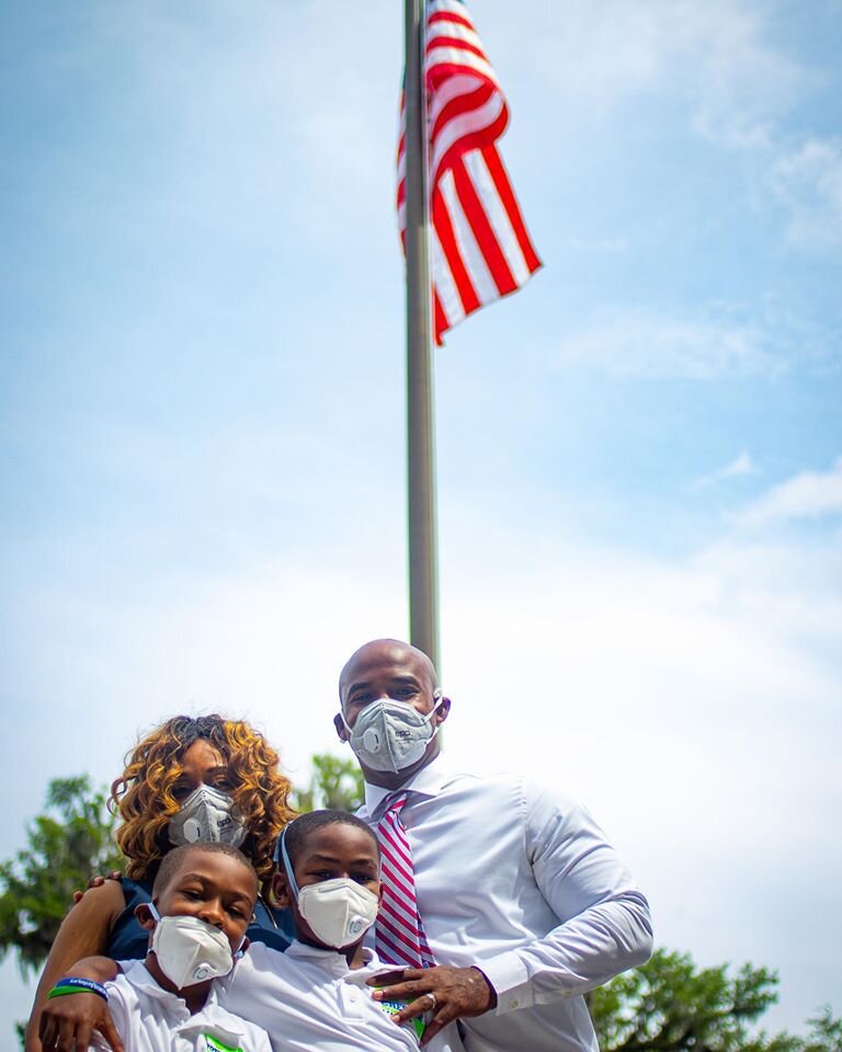 The Chester family on the first day of qualifying in Tallahassee, FL.